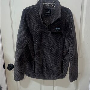 Simply Southern Dark Gray Textured Pullover
